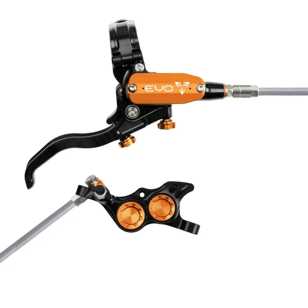 HOPE TECH 4 EVO TR4 Aviation achterrem Zwart/Oranje