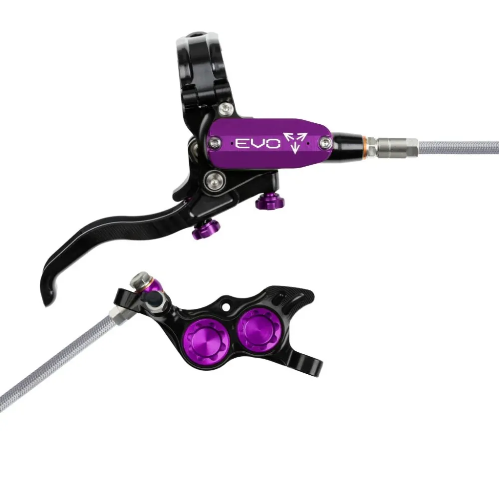 HOPE TECH 4 EVO TR4 Luchtvaart Achterrem Zwart/Paars
