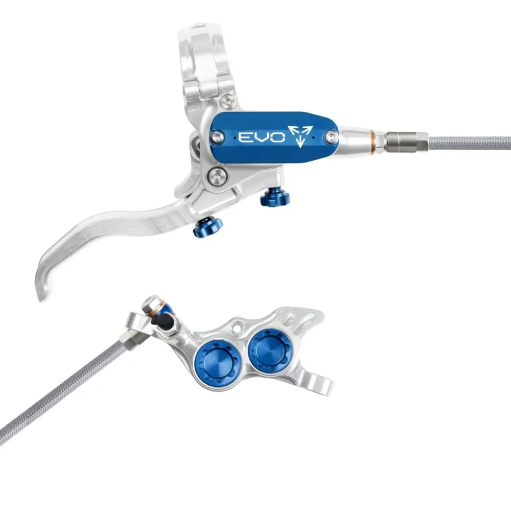 HOPE TECH 4 EVO TR4 Luchtvaart Achterrem Zilver/Blauw