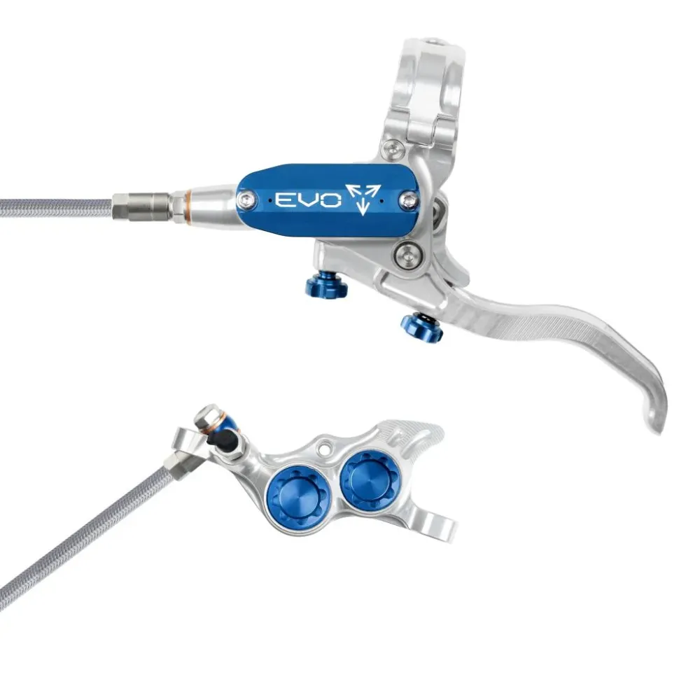 HOPE TECH 4 EVO TR4 Luchtvaart Voorrem Zilver/Blauw
