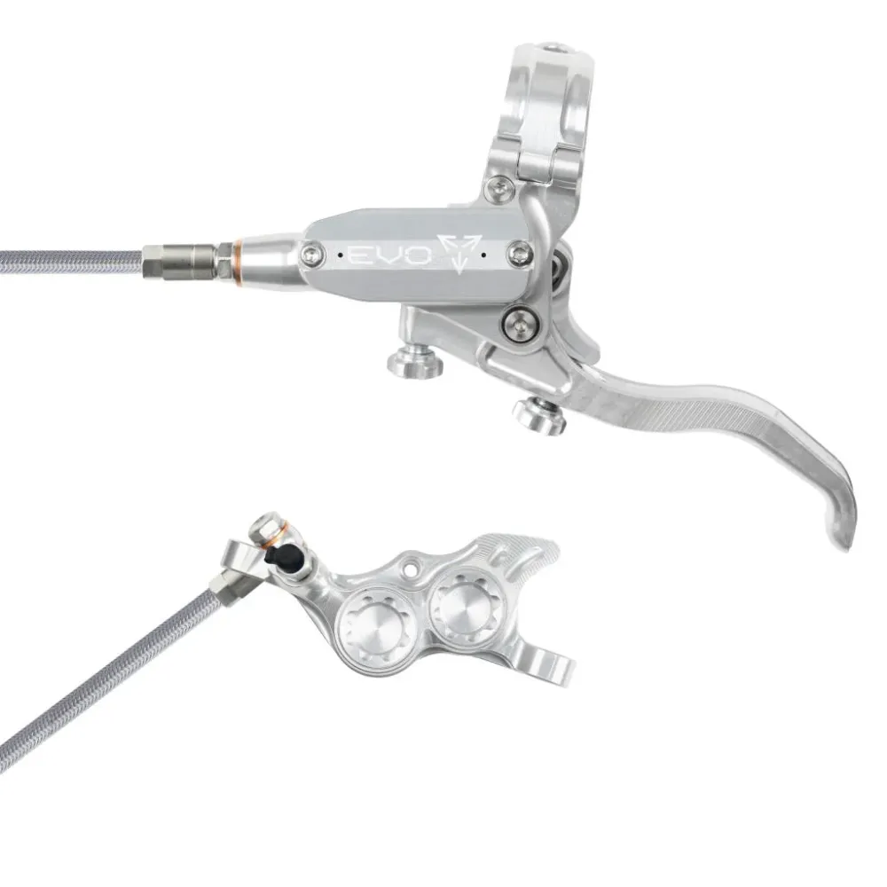 HOPE TECH 4 EVO TR4 Luchtvaart Zilver Voorrem