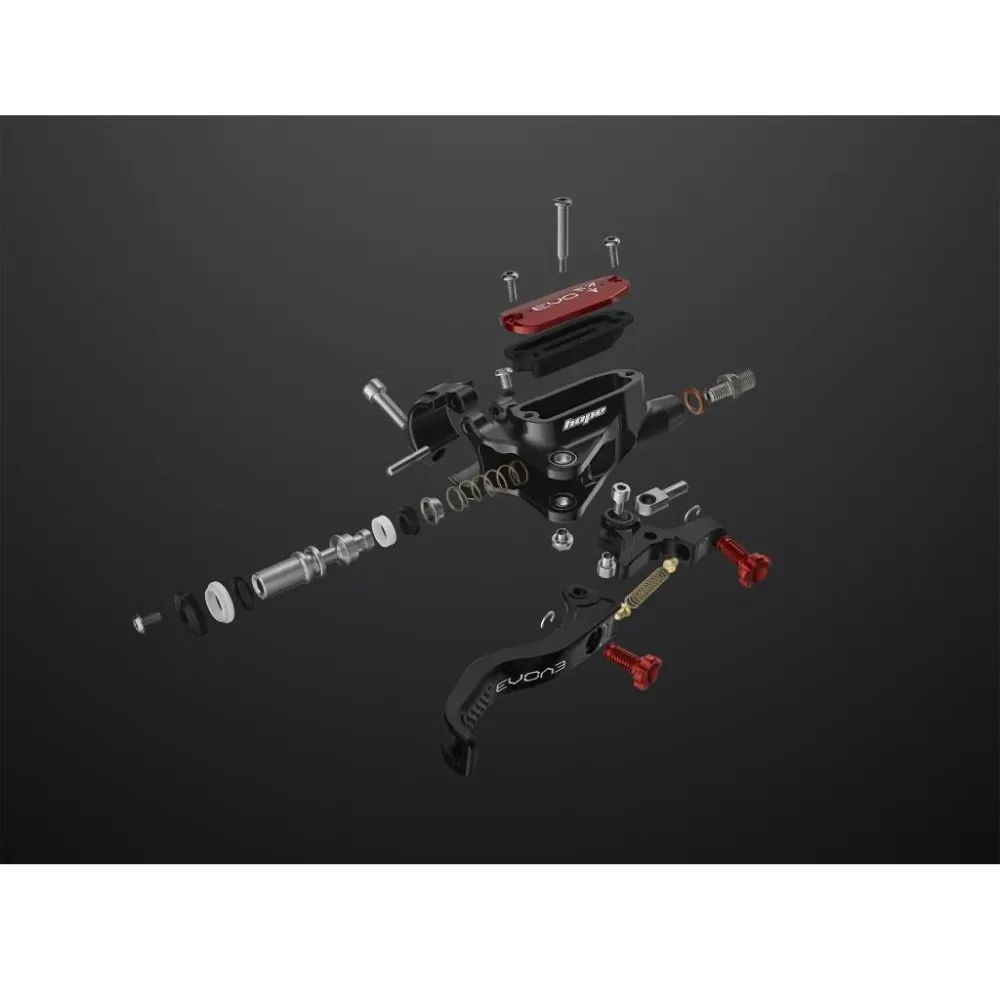 HOPE TECH 4 EVO X2 PM Voorrem Zilver/Paars