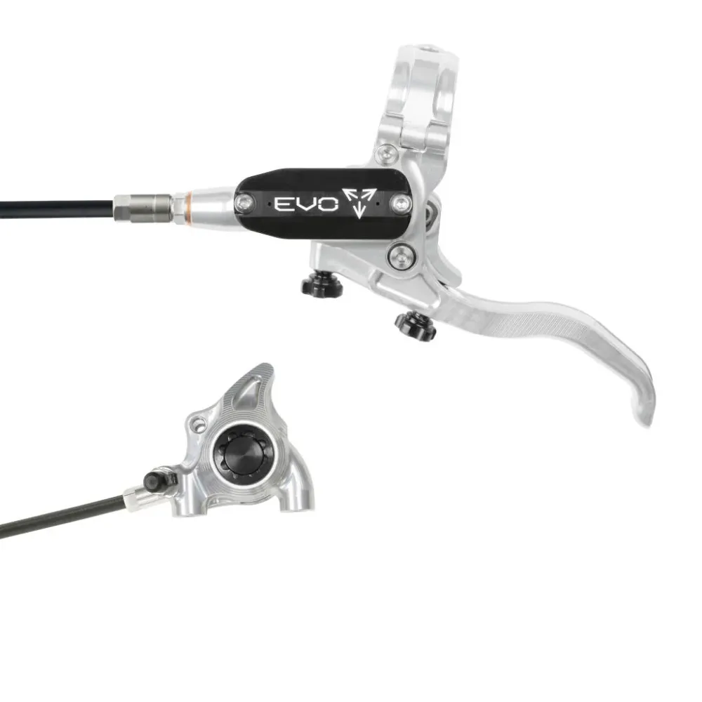 HOPE TECH 4 EVO X2 FM Voorrem Zilver/Zwart
