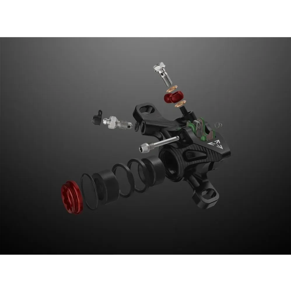 HOPE TECH 4 EVO X2 PM Zilver/Rook Achterrem
