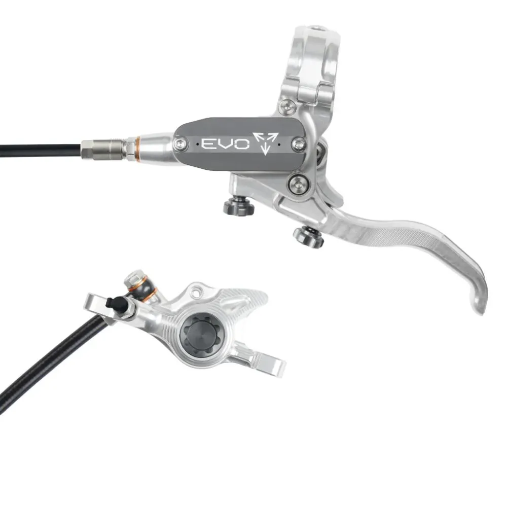 HOPE TECH 4 EVO X2 PM Zilver/Rook Voorrem