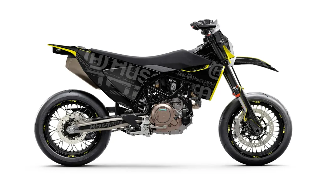 Husqvarna 701 SM GRAPHICS - "Disruptor" (Zwart)