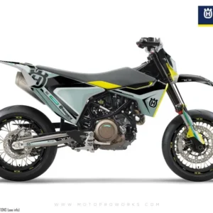 Husqvarna 701 GRAPHICS - "Kicker" (Zwart)
