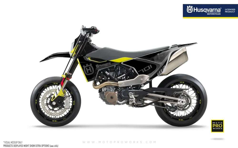 Husqvarna 701 GRAPHICS - "RR-Tech" (Zwart)