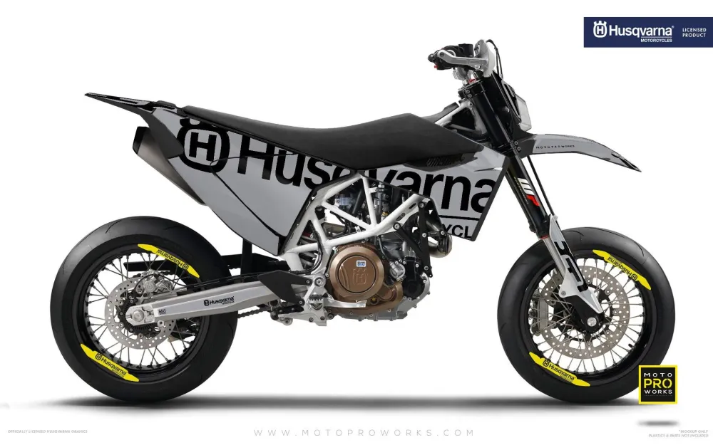 Husqvarna 701 GRAPHICS - "STATEMENT" (Grijs)