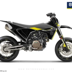 Husqvarna 701 GRAPHICS - "Topography" (Zwart)