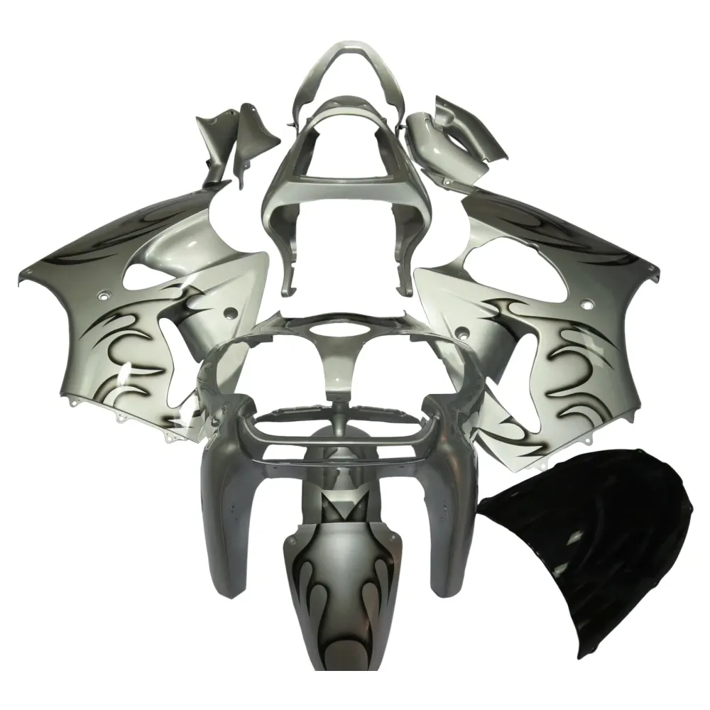 Injectie Kuip Kit Carrosserie Voor Kawasaki ZX6R 636 2000-2002 ZZR600 2005-2008