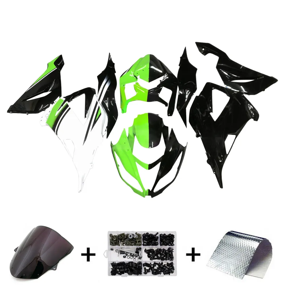Injectiekuipset carrosserie kunststof ABS geschikt voor Kawasaki ZX6R 636 2013-2018