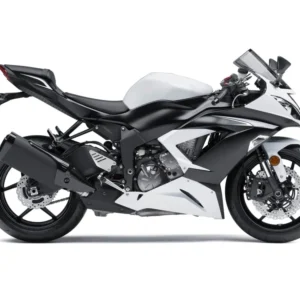 Amotopart 2013-2018 Kawasaki ZX6R Kuip Wit&Bgebrek aan kit