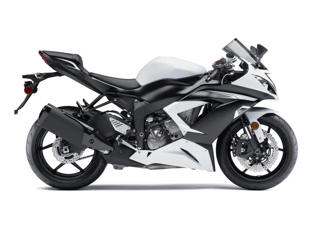 Amotopart 2013-2018 Kawasaki ZX6R Kuip Wit&Bgebrek aan kit