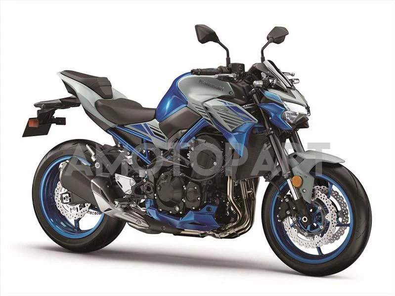 Amotopart 2020-2024 Kawasaki Z900 Blue Fairing Kit