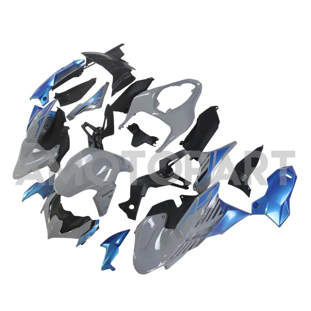 Amotopart 2020-2024 Kawasaki Z900 Blue Fairing Kit