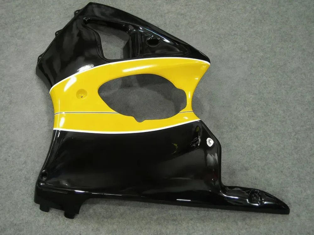 Amotopart Kawasaki 2000-2002 ZX6R 636/ZZR600 2005-2008 Kuip Zwart&Ygele kit