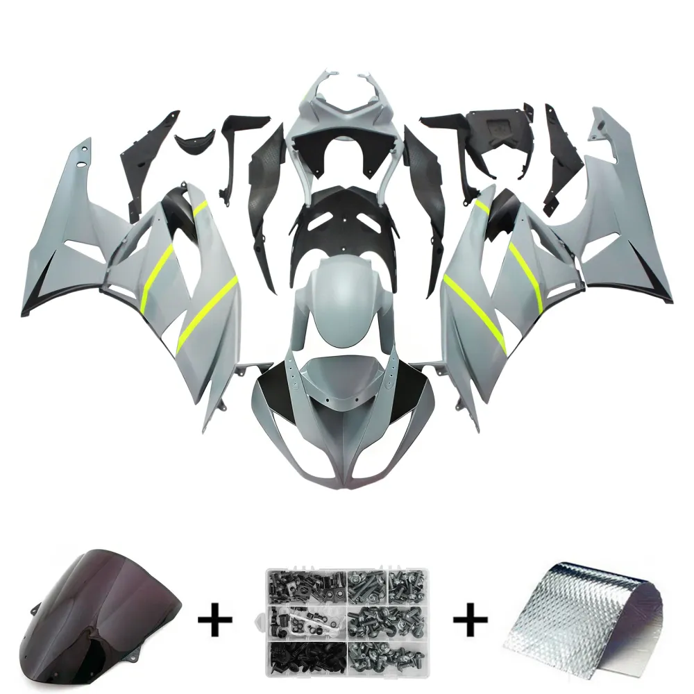 AMOTOPART KAWASAKI 2009-2012 ZX6R 636 GRAY GEELE KUIST KIT