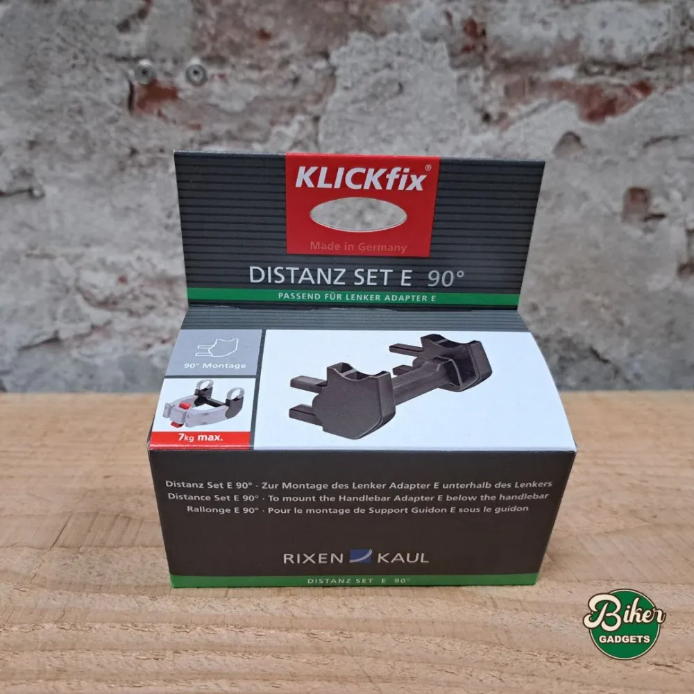 KLICKFIX stuuradapter afstand set e 90 graden