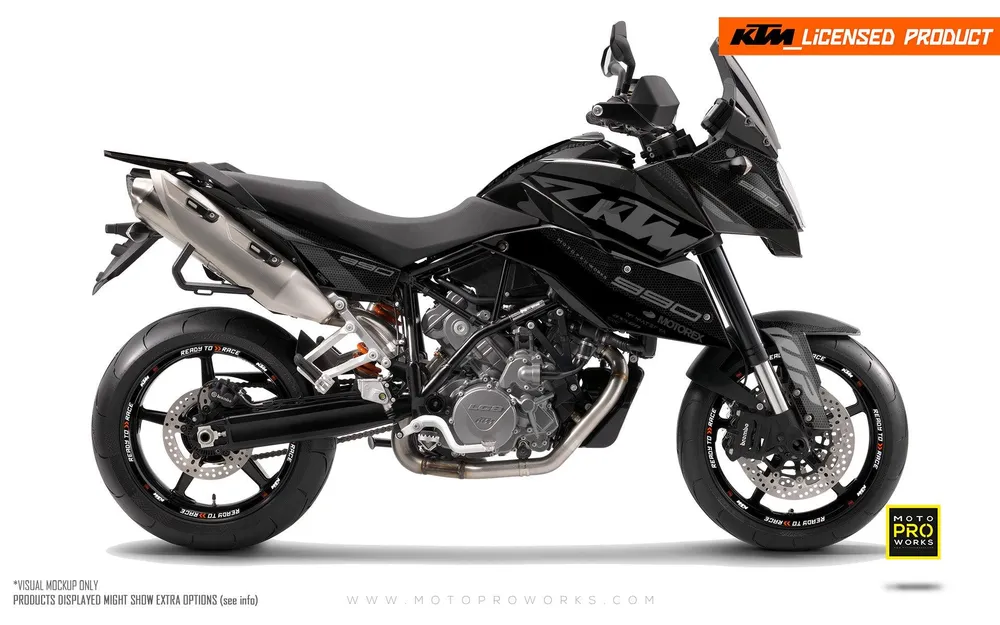 KTM 990 SM / SMR / SMT GRAPHICS - "RR-Tech" (Zwart)