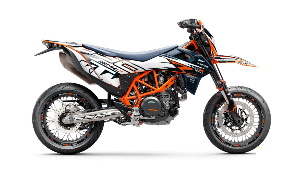 KTM GRAPHICS - 690 SMC-R "Quickshift" (Zwart/Patroon)