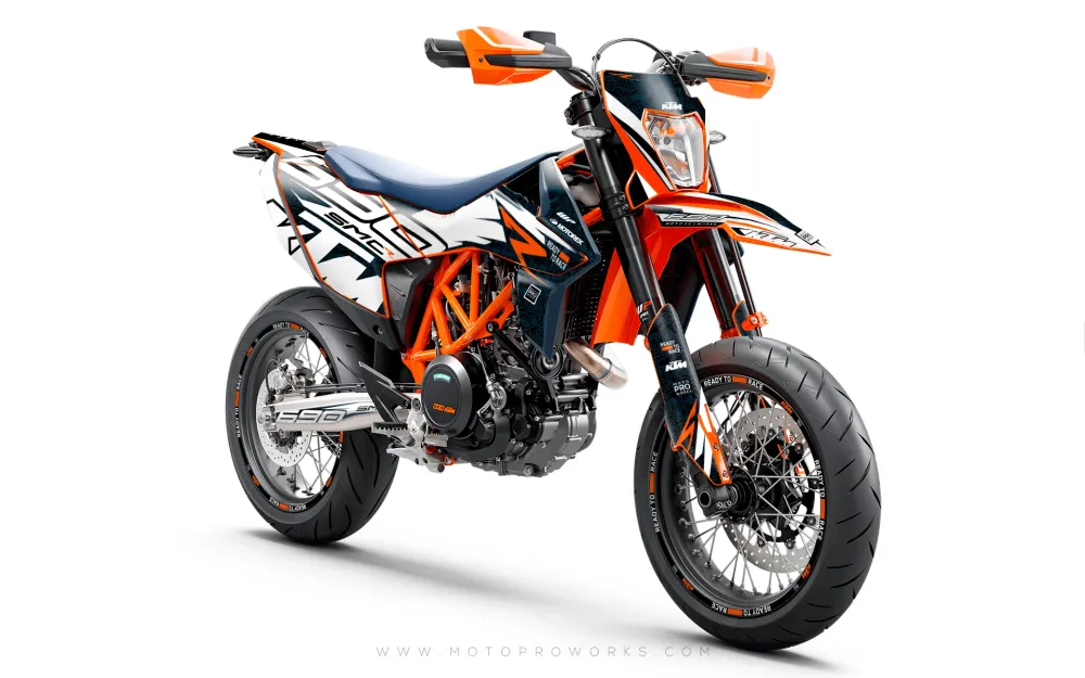 KTM GRAPHICS - 690 SMC-R "Quickshift" (Zwart/Patroon)