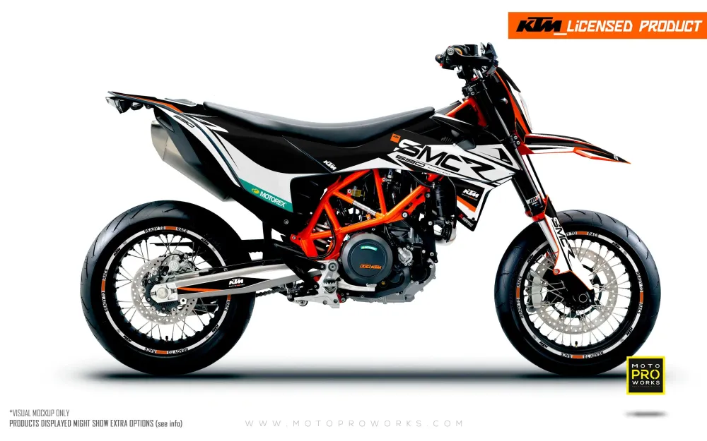 KTM GRAPHICS - 690 SMC-R "Racer" (Zwart)
