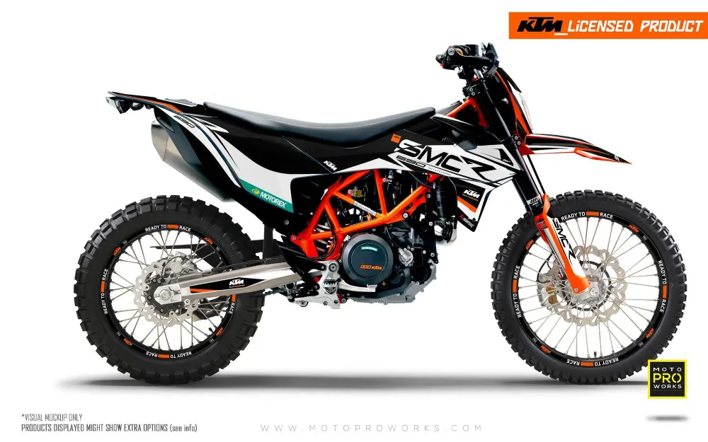 KTM GRAPHICS - 690 SMC-R "Racer" (Zwart)