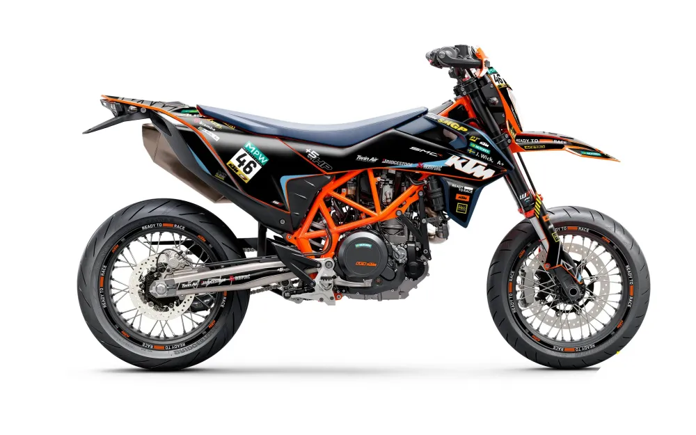 KTM GRAPHICS - 690 SMC-R "SMGP" (Zwart)
