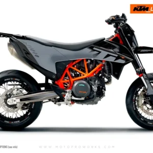 KTM GRAPHICS - "Ghost" (Grijs/Zwart)