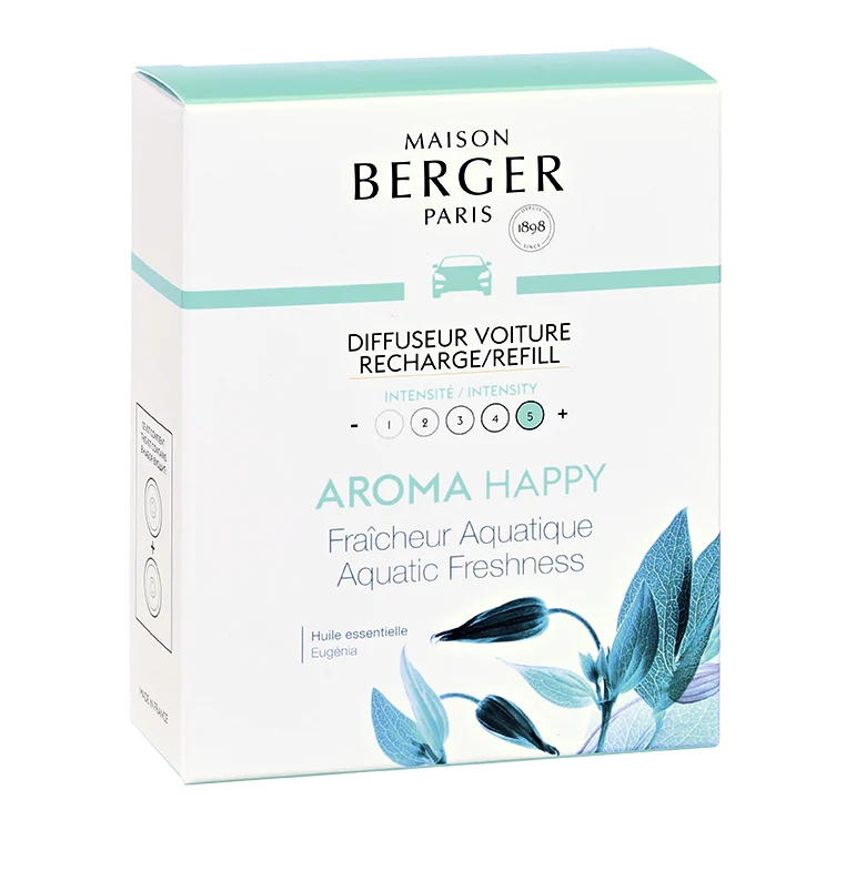 Maison Berger Aroma Happy Autoparfum Navulling - 2 Stuks