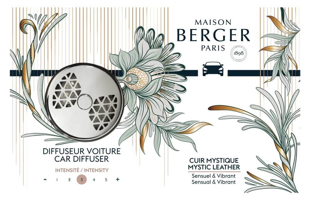 Maison Berger Autodiffuser Evanescence Cuir Mystique