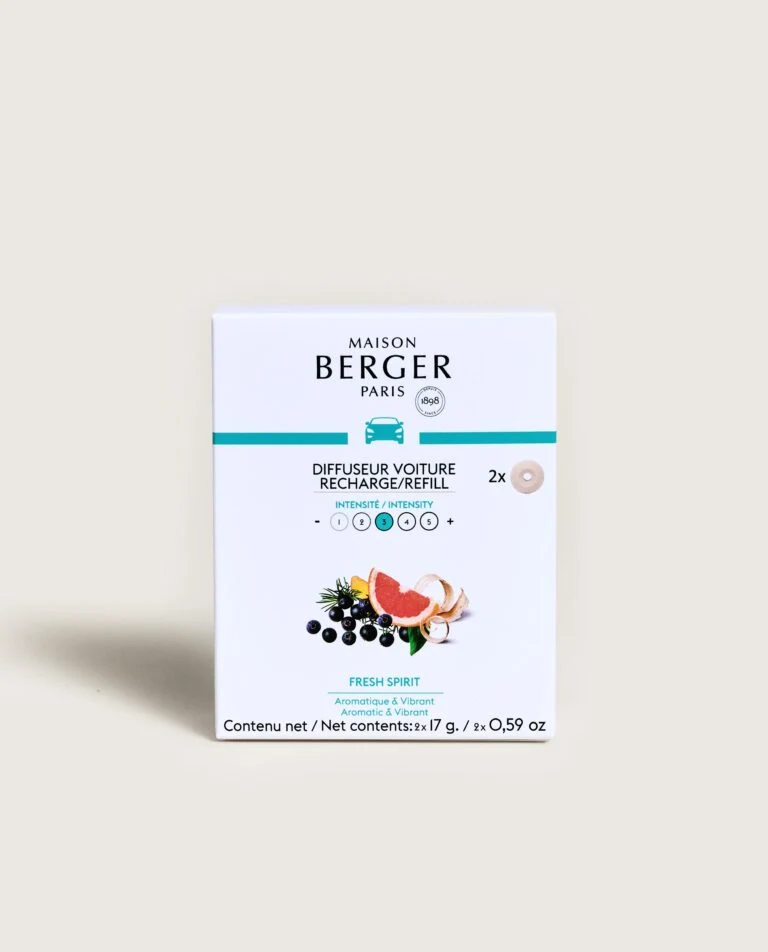 Maison Berger Autodiffuser navulling 2 stuks Fresh Spirit