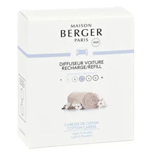 Maison Berger Autoparfum Navulling Cotton Caress - 2 Stuks