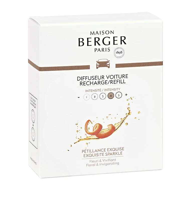 Maison Berger Autoparfum Navulling Exquisite Sparkle - 2 Stuks