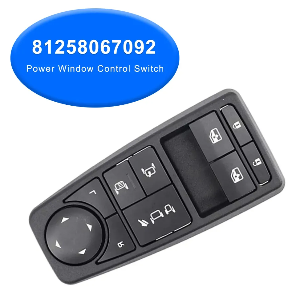 MAN TGL TGM Truck TGS TGX Power Raambedieningsschakelaar 81258067092 81258067107