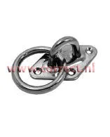 Marinetech 8265208 Mastoog met Ruitvormige Grondplaat en Ring 80x50 mm