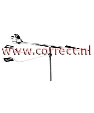 Marinetech Wind King 400mm Windpijl met Reflektoren