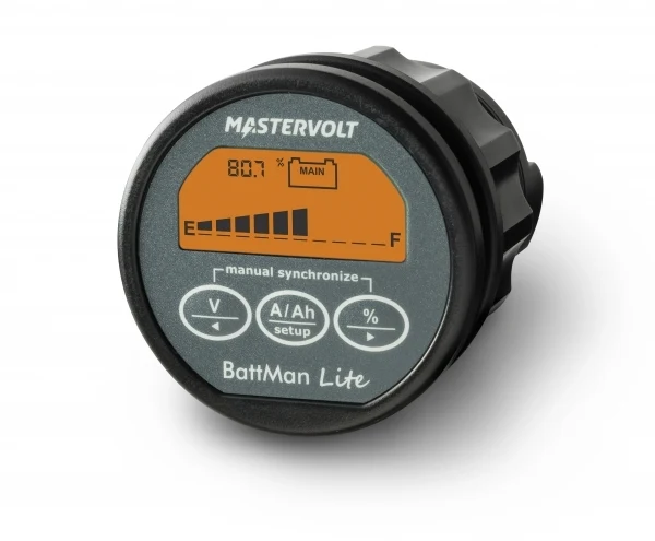 Mastervolt BattMan Lite inclusief shunt 500 /50 mV geschikt voor 12 en 24 V