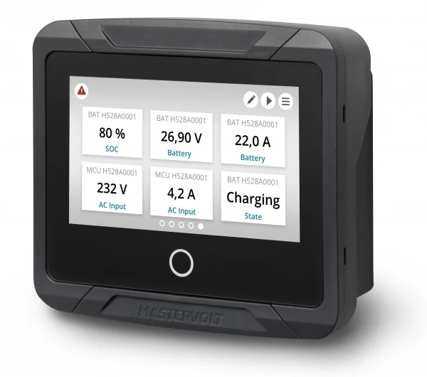 Mastervolt EasyView 5 systeemmonitor voor bediening Mastervolt systeem
