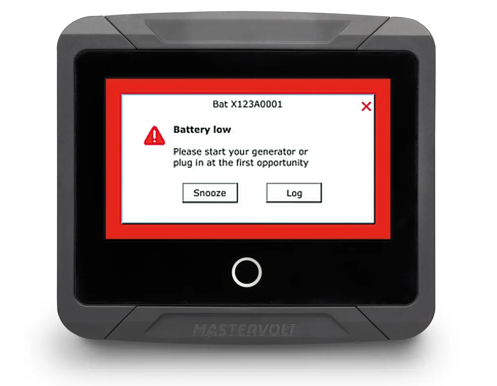 Mastervolt EasyView 5 systeemmonitor voor bediening Mastervolt systeem