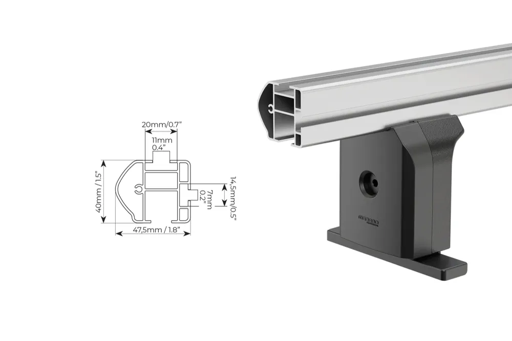 Menabo Professional geschikt voor Ford Transit Connect L1/H1 (2013-2024)