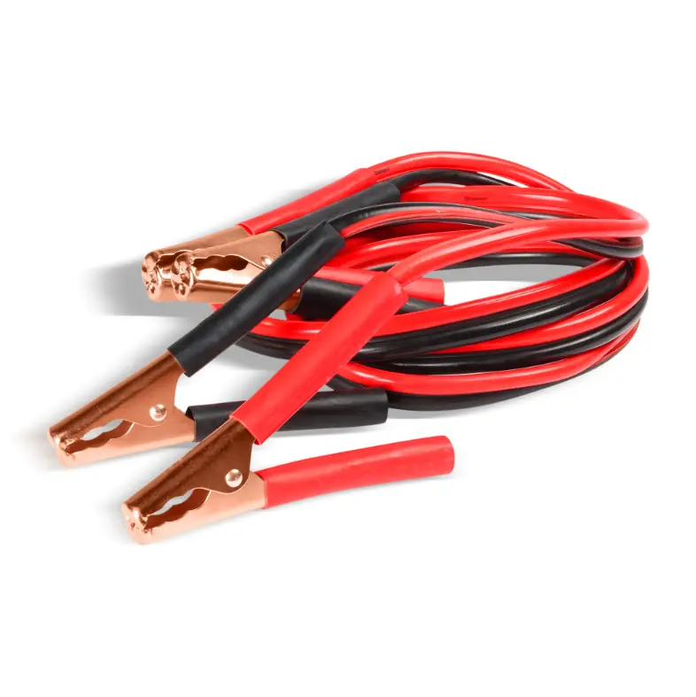 Cables pasa corriente, 2.4 mts, 180 amp, calibre 10 Modelo: C-240-10T Marca TAMER MIKELS