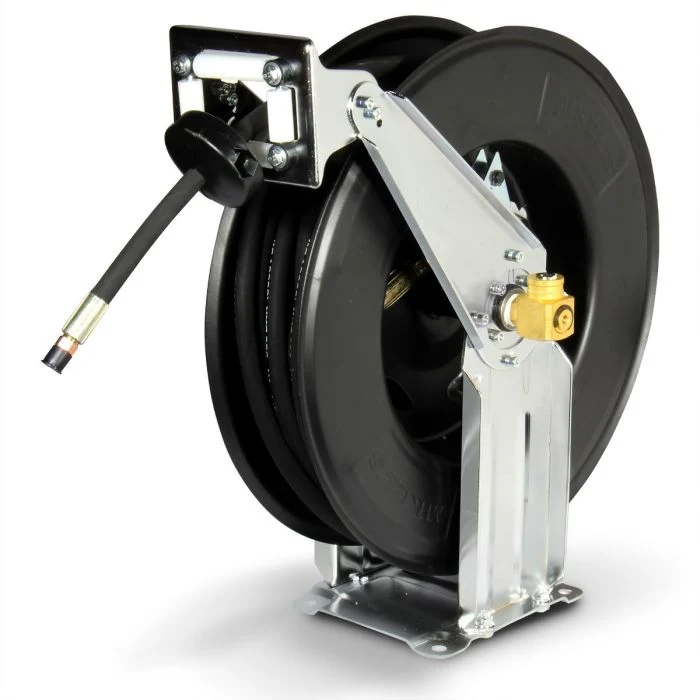 Carrete con manguera para grasa 1/4” (6.4 mm) Modelo: CMG-1/4 Marca MIKELS