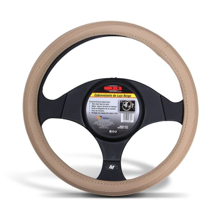 Cubrevolante Universal de Piel Beige Modelo: CU-PC Marca MIKELS
