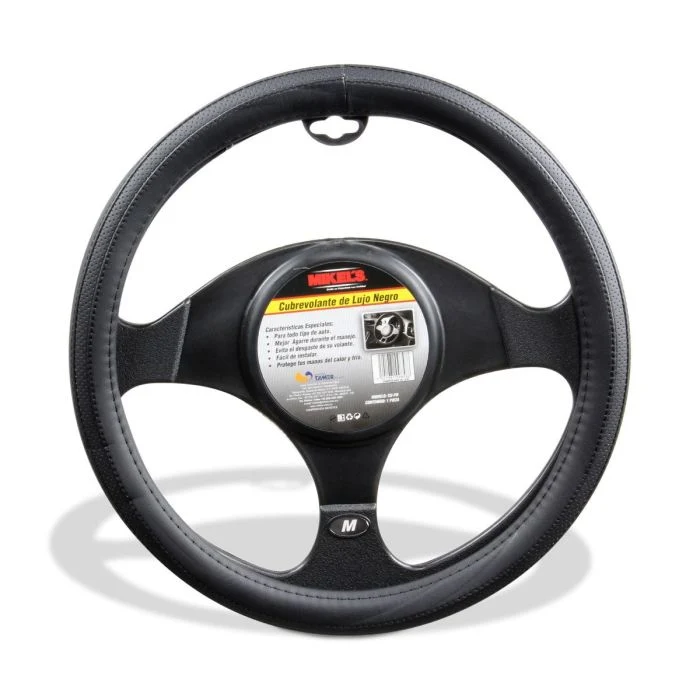 Cubrevolante Universal de Piel Negro Modelo: CU-PN Marca MIKELS