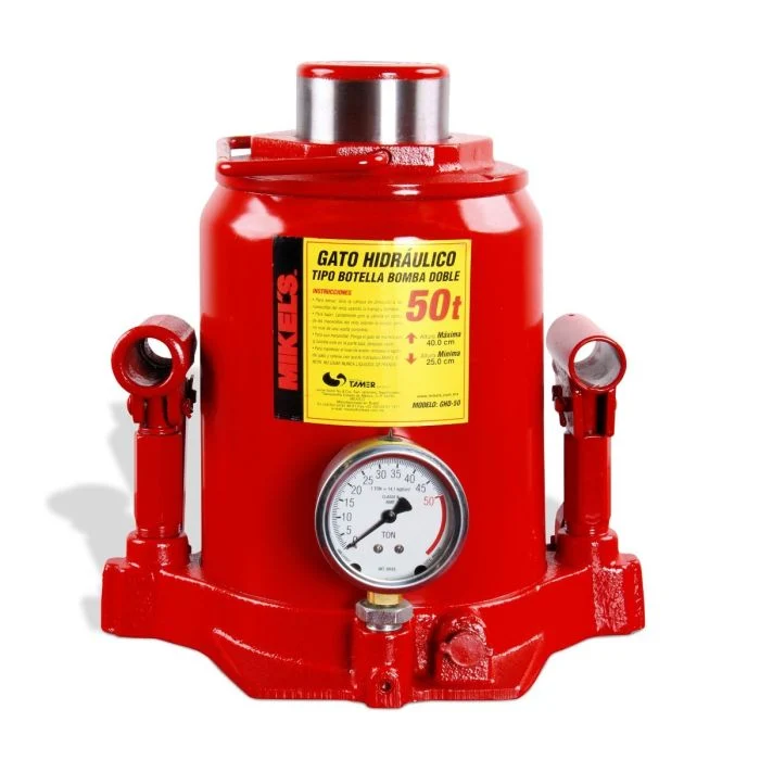 Gato hidráulico de botella 50 t bomba de 2 velocidades Modelo: ghd-50 Marca MIKELS