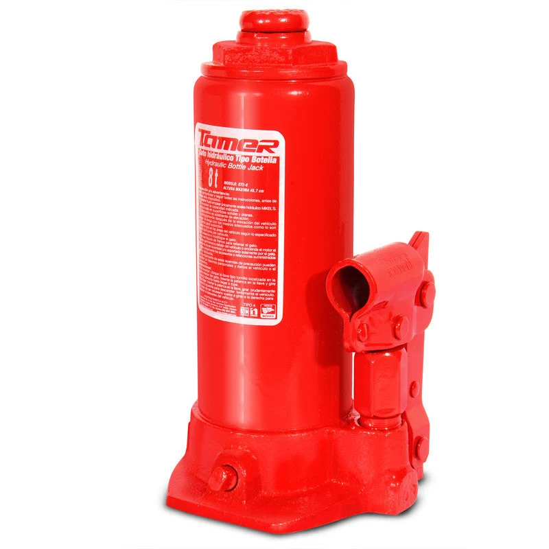 Gato hidráulico de botella con tornillo de extensión (8 ton) Modelo: GTE-8 Marca TAMER MIKELS