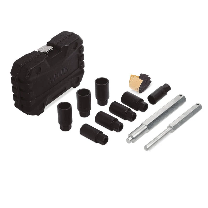 Kit dados extractores para birlos y tuercas de seguridad (10 pzas) Modelo: KDBS-10 Marca MIKELS