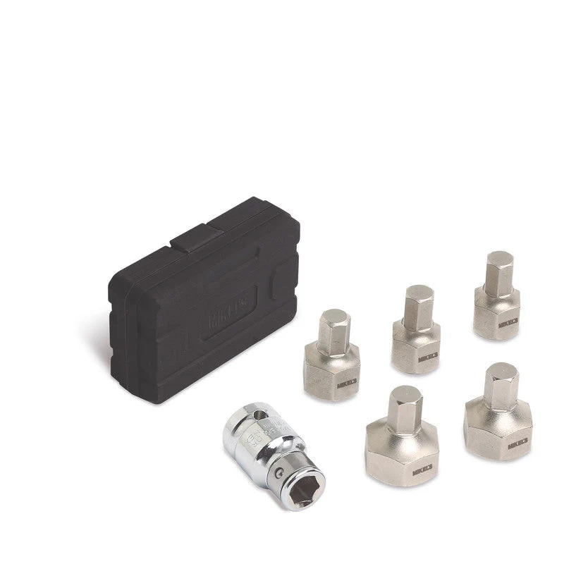Kit de puntas hexagonales para motocicleta (6 pzas) Modelo: KPHM-6 Marca MIKELS